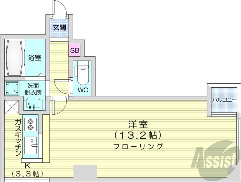 ノンナ ミーアの間取り