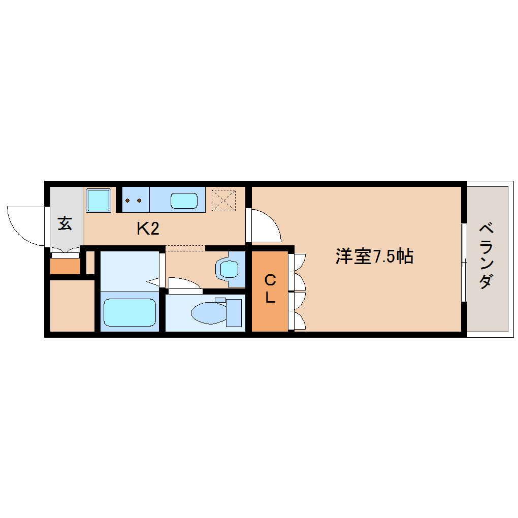 相楽郡精華町大字植田のマンションの間取り