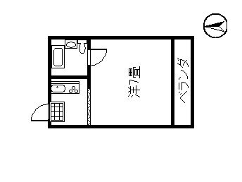 田上コーポの間取り