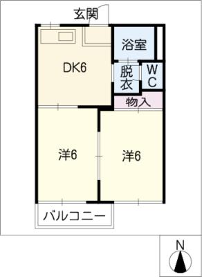 ビスタ旭の間取り