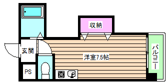 ダゼアマンションの間取り写真