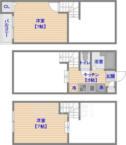 アンレーヴの間取り