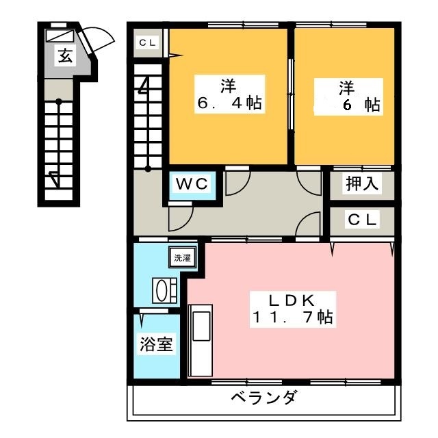 ハイステージ昇龍の間取り