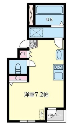 【千葉市中央区栄町のマンションの間取り】