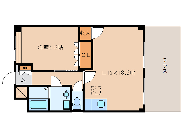 リリーフォレストの間取り