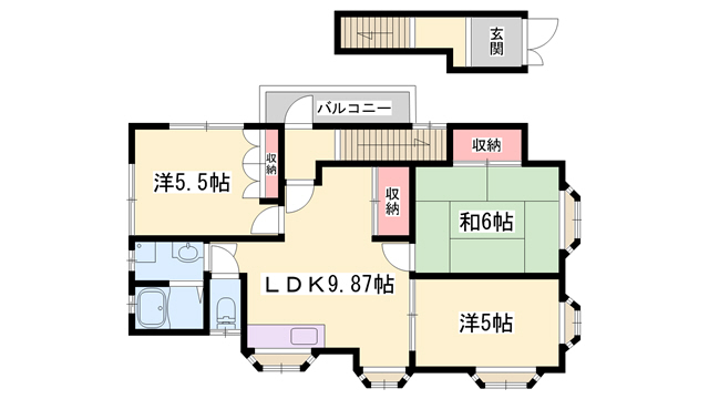 カンパネラ大善町の間取り