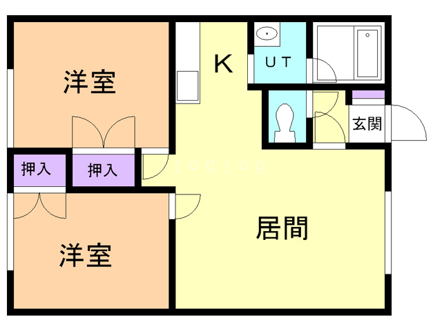 シティライフクレインの間取り