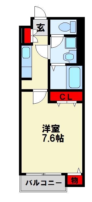 北九州市八幡西区三ケ森のマンションの間取り