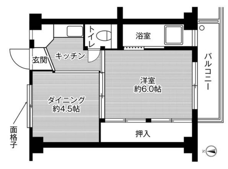 ビレッジハウス 白浜 1号棟の間取り