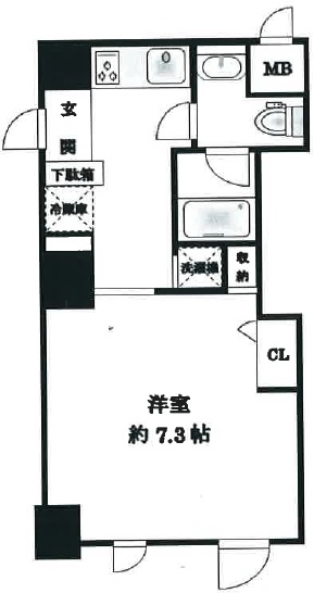 NOZY AKASAKA(ノジーアカサカ)の間取り