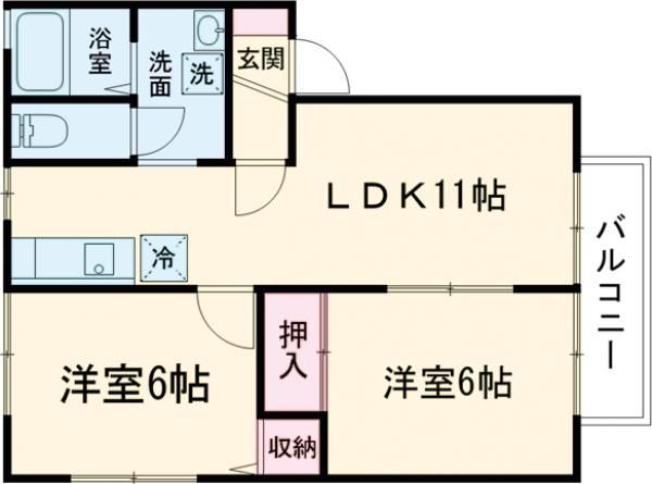 ヒルトップ利平治Ｃの間取り