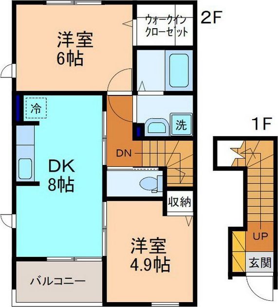 フォンテーヌIの間取り