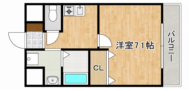 ブルーパール御影の間取り