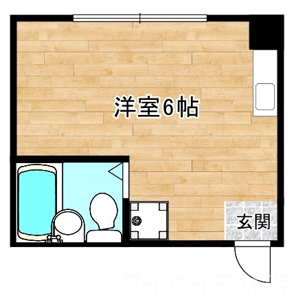 大阪市旭区森小路のマンションの間取り