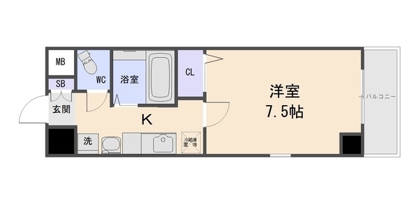 【ロイヤルシティ西大路の間取り】