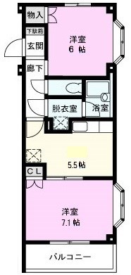 クレセントの間取り