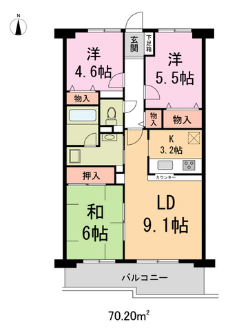 パークビュー・エムヅの間取り