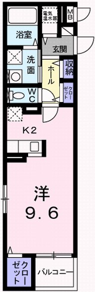 姫路市阿保のマンションの間取り