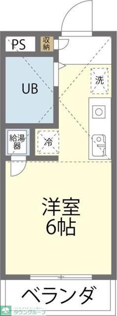 横浜市旭区白根のマンションの間取り