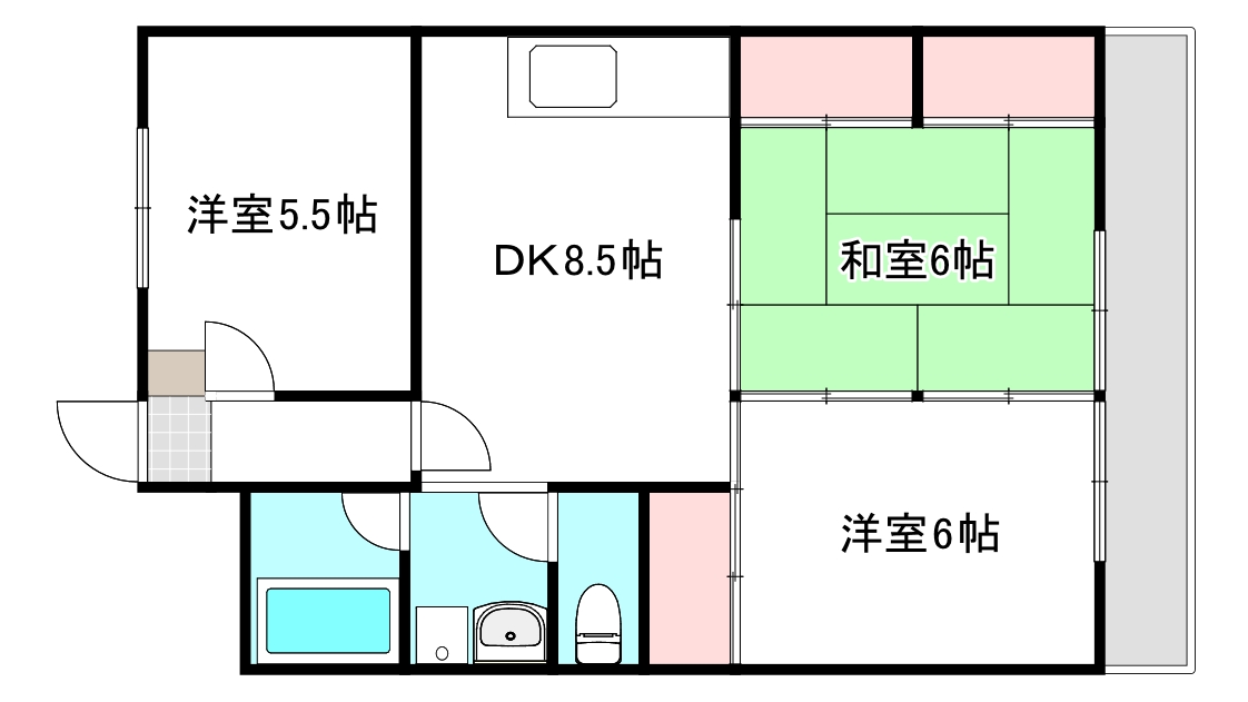 ロイヤルビューの間取り