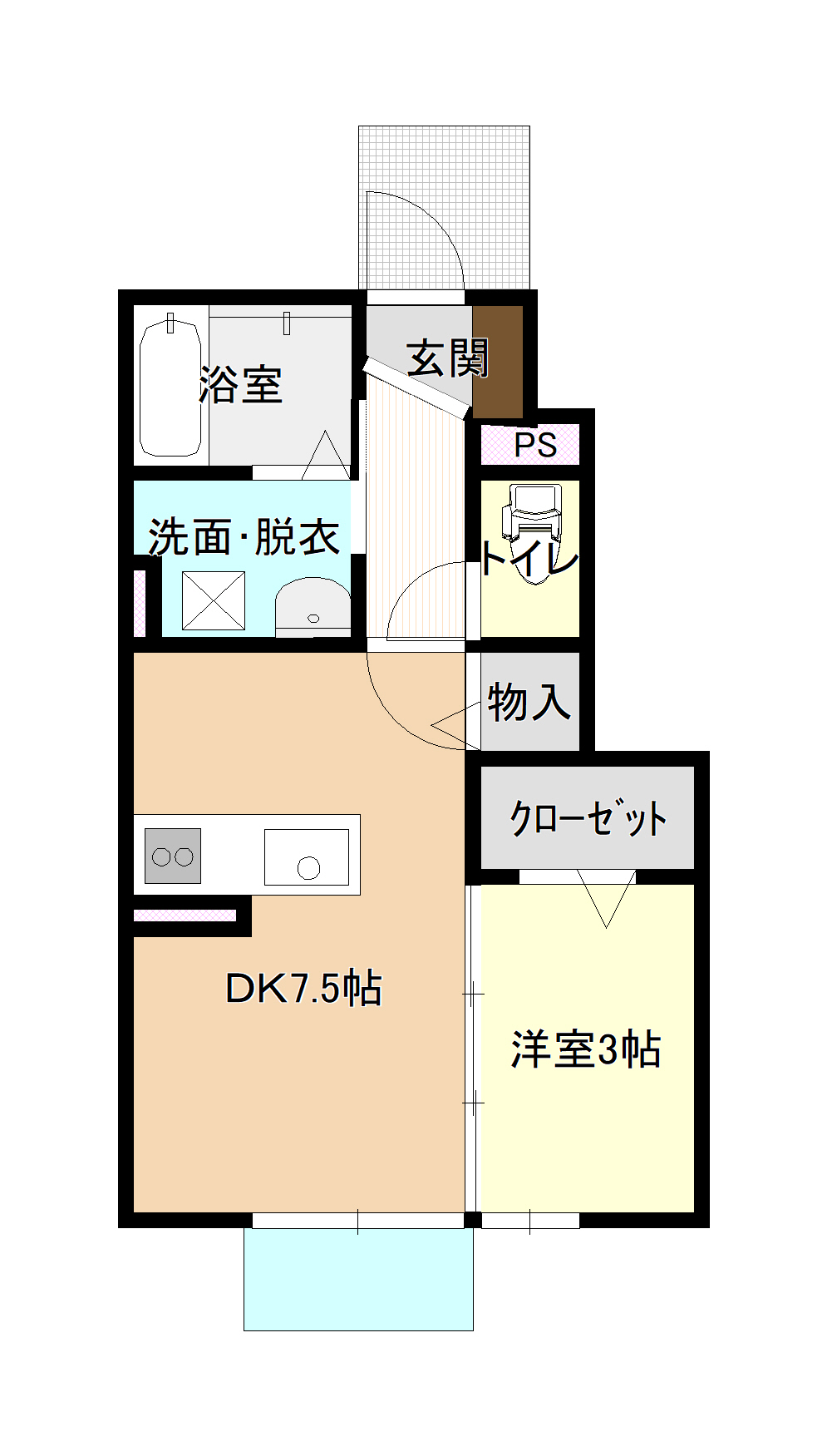 Ｈｏｍｅ５号棟の間取り