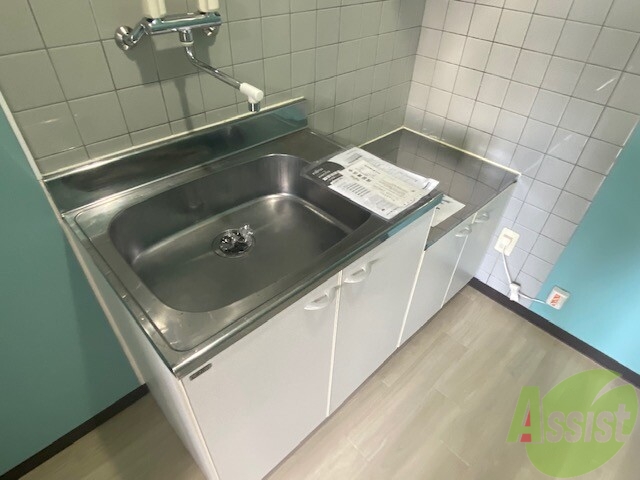 キッチン　広いキッチンですね。お料理がはかどりますね