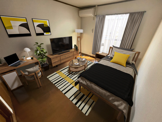 居室・リビング　家具はＣＧです