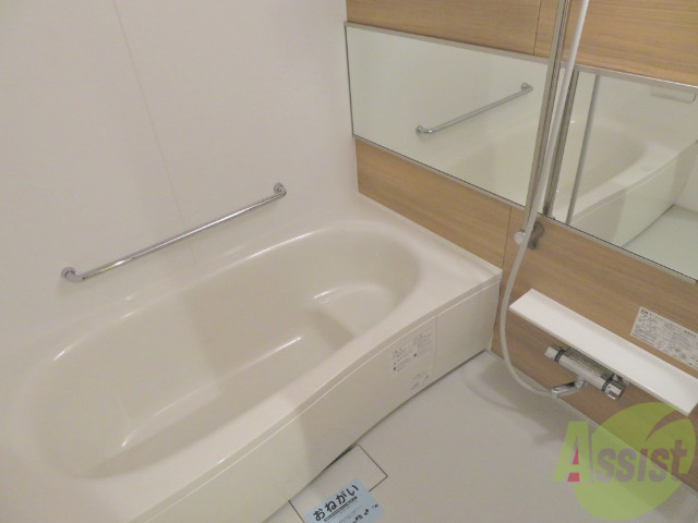 バス・シャワールーム　こんなお風呂を探してましたー。２人でも入れる大きさですね