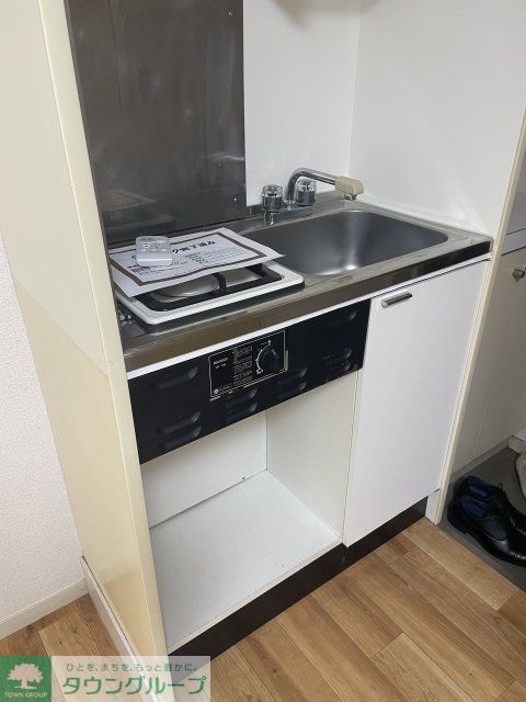 キッチン　1口ガスコンロ