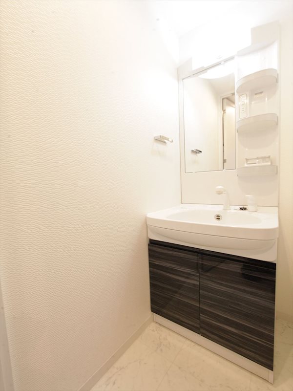 洗面設備　脱衣所　独立洗面台（シャンプードレッサー付）