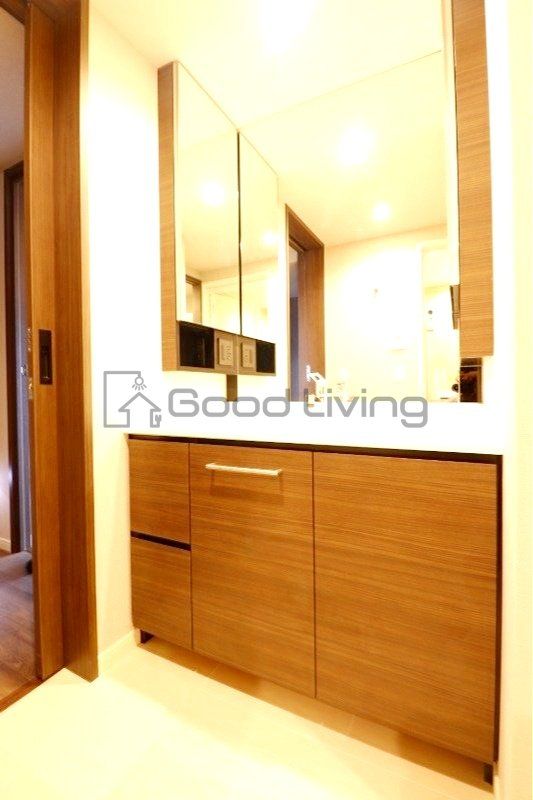 洗面設備　身だしなみもバッチリ