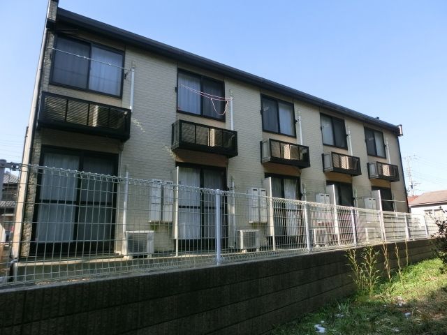 建物外観　家具家電付きで入居日からスムーズに生活できます