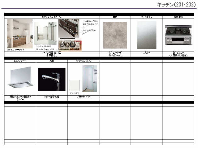 キッチン　イメージ写真になります。完成後の現況優先。