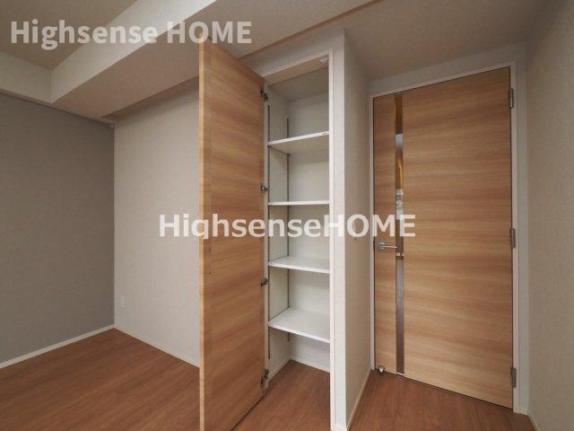 収納　たっぷりとした収納スペースです