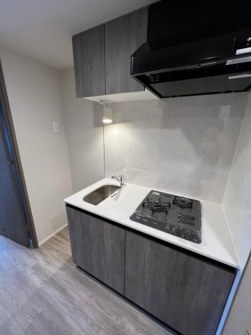 キッチン　コンパクトなキッチンで掃除もラクラク