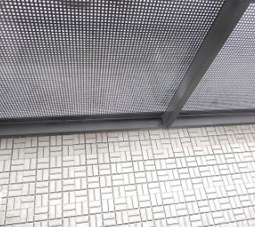 バルコニー　外からの目が気にならないバルコニーで洗濯物が干せます