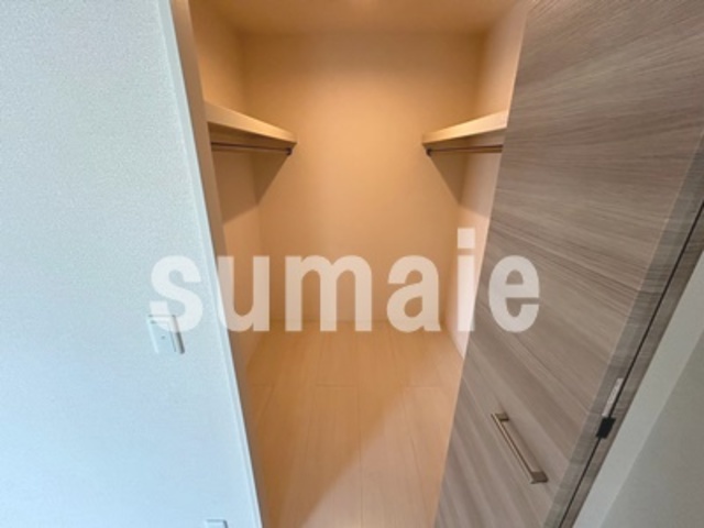 収納　ウォークインクローゼットです！