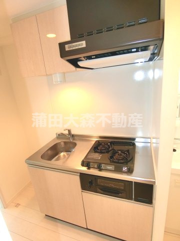 キッチン　2口ガスグリル付システムキッチン