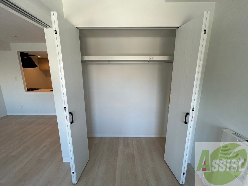 収納　幅が広くたっぷり収納できるクローゼットです！