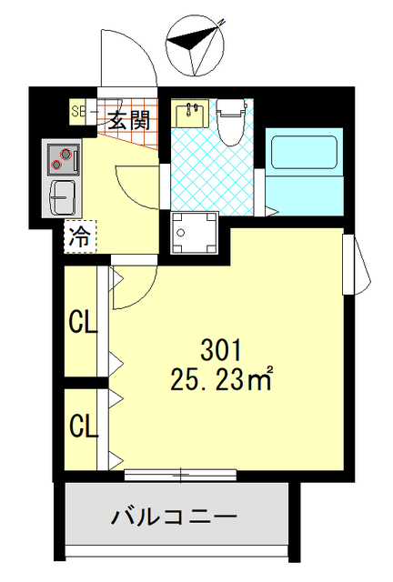 東海マンションの間取り写真
