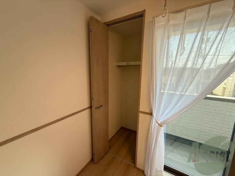 収納　ここに収納があります。収納があると部屋が広く使えます。