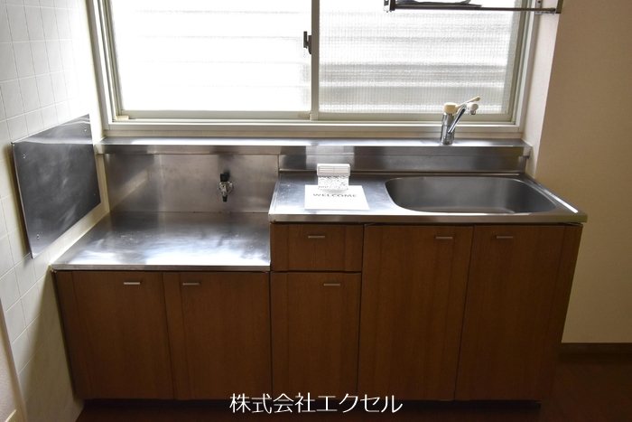 キッチン　お好きなガスコンロを設置できます。
