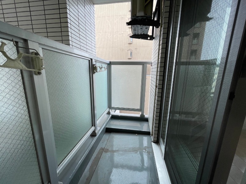 バルコニー　バルコニーです。天気の良い日には外干しができます！