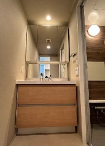 洗面設備　忙しい朝には欠かせない洗面所です