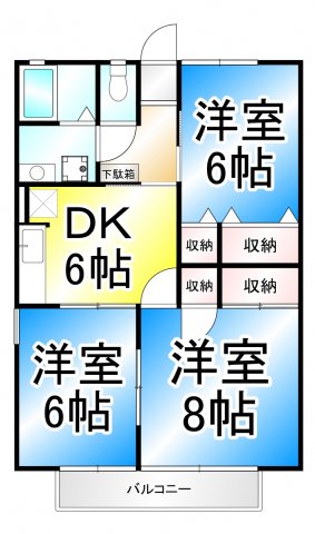 3DK Apartment in Nagano, Nagano — photo 2 of 3
