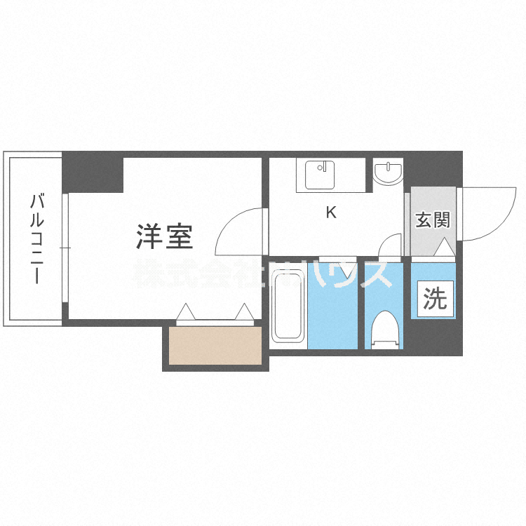 CITY SPIRE布施の間取り写真