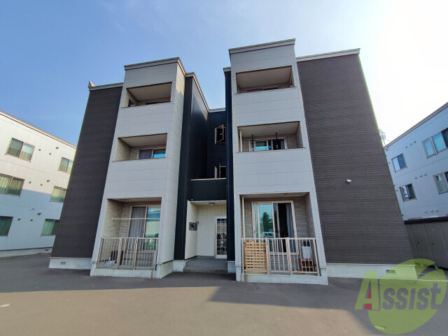 建物外観　札幌市北区篠路１条「シルキー篠路」