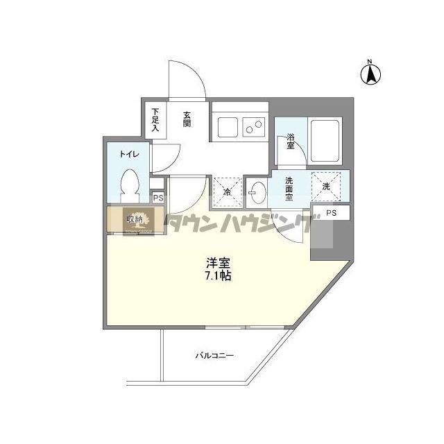 シェフルール新御徒町Iの間取り写真