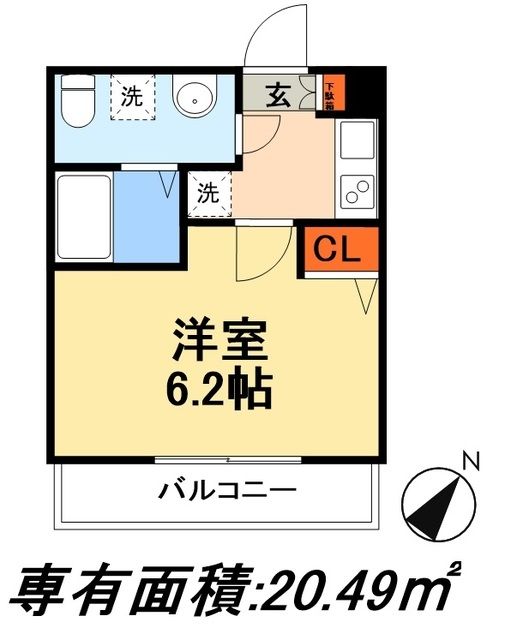 グランフォルトの間取り写真
