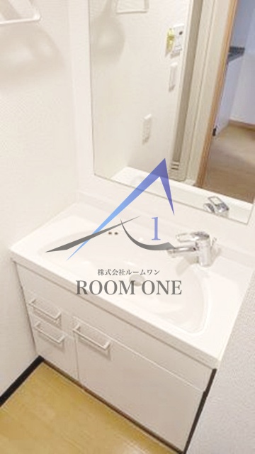 洗面設備　洗面台です。